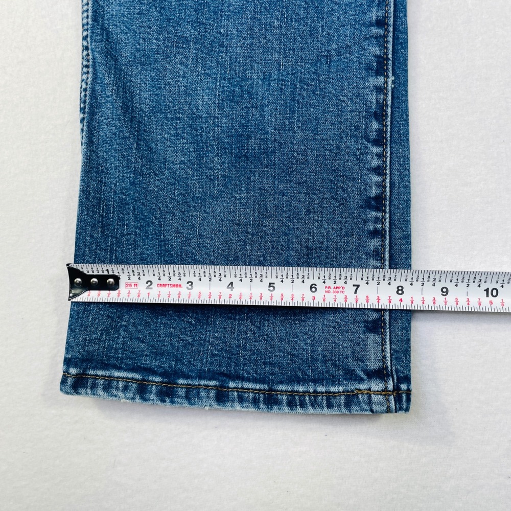 Wrangler Womens Bootcut Jeans Medium Wash Denim Blue 5-Pocket Size 33x29 - Picture 11 of 13